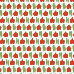 seamless pattern with poppies