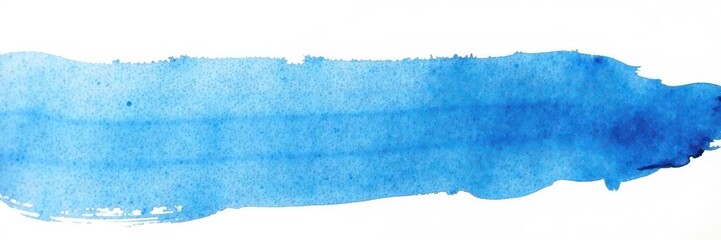 Gentle blue strokes evoke a sense of calm on a blank white page, strokes, peaceful, stillness