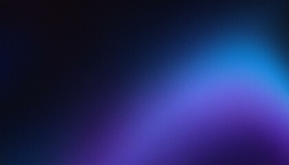 Obraz premium abstract dark blurry background with gradient in black blue purple colors and grainy texture