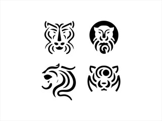 Obraz premium panther logo set design