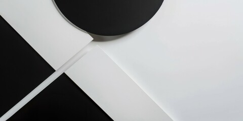 An abstract and geometric composition against a stark white backdrop, Geometric patterns in minimalist colors, Geometric minimalist style