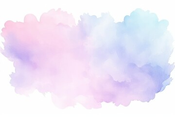 Soft Watercolor Pastel Background with Gentle Blends of Pink and Blue for Creative Projects and Artistic Designs