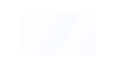 A transparent glass panel with a clear, realistic light reflection effect, isolated on a transparent background PNG illustration