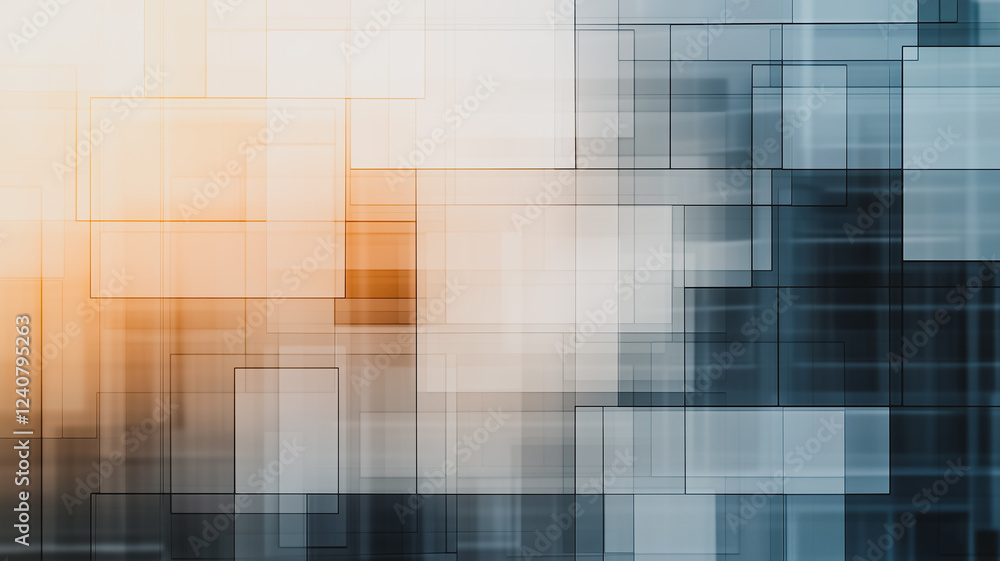 Poster abstract geometric pattern: this digital artwork showcases an abstract geometric pattern of overlapp