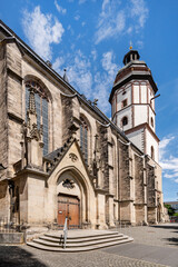 Church of St. Thomas and Johann Sebastian Bach in Leipzig, Germany