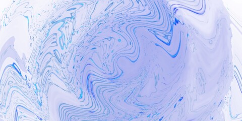 Fototapeta premium Abstract Liquid Flow Design in Light Blue and White