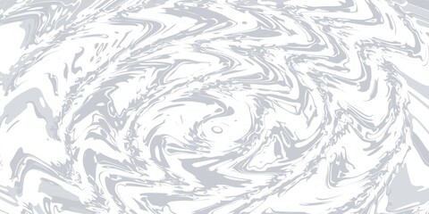 Abstract Swirling Grey and White Marble Design