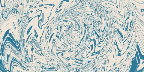 Untitled design - 9Abstract Liquid Swirls in Teal and Beige