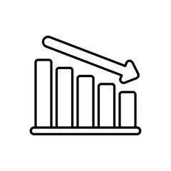 Decrease vector icon