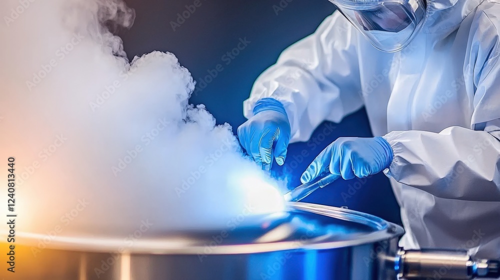 Poster innovative chemical experiment laboratory action scene science environment close-up view experimenta