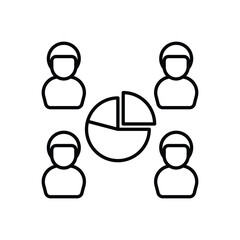 Shareholders vector icon