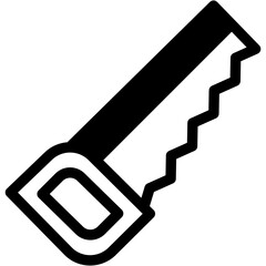 Vector Icon Saw, Construction, Home Made, Construction And Tools, Carpentry