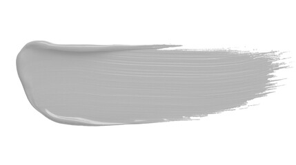 grey paint brush stroke isolated. color paint on transparent background. png