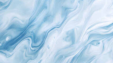 Obraz premium A pastel blue abstract design with soft waves and smooth textures.