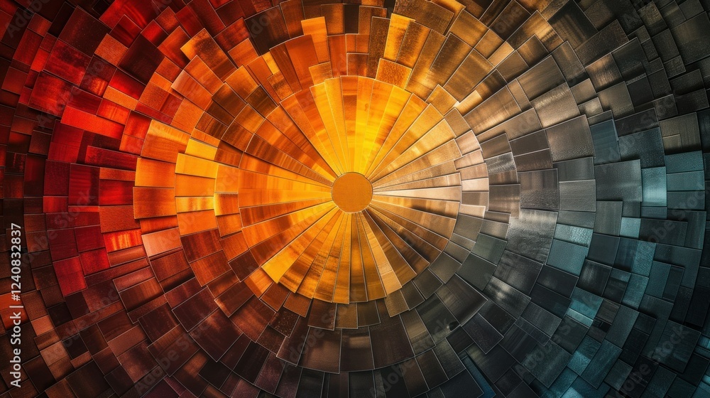 Poster a pantone color wheel chart displaying distinct color shades with numbered identifiers.