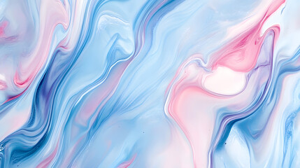 Obraz premium A pastel blue abstract texture with smooth lines and soft color blending.