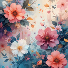 seamless floral background