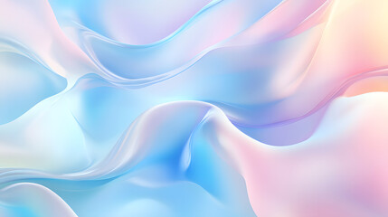 Obraz premium A pastel blue soft gradient background with smooth transitions of light hues.