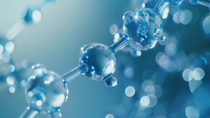 pharmaceutical research close up on high-tech molecule analysis copy space biotechnology