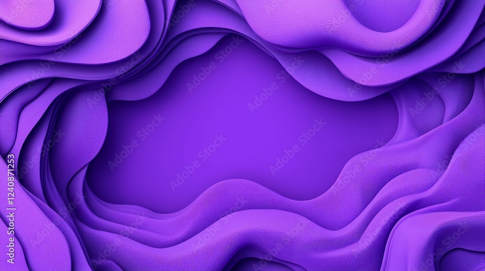 Poster abstract purple wave background; design element