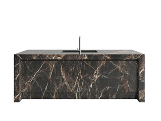 Luxurious marble countertop enhancing the elegance of a modern bathroom sink elegant