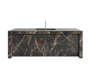 Luxurious marble countertop enhancing the elegance of a modern bathroom sink elegant