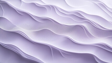 Obraz premium 薄紫のウェーブ