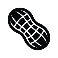 silhouette of a peanuts hands vector illustration