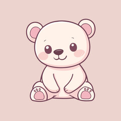 teddy bear clipart vector illustration