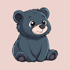 teddy bear clipart vector illustration