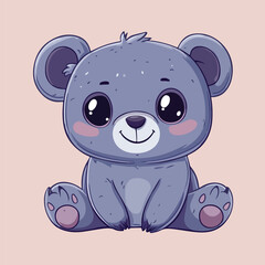 teddy bear clipart vector illustration