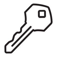 House Key line icon
