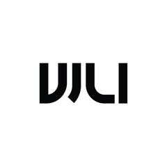 WU monogram logo design letter text name symbol monochrome logotype alphabet character simple logo