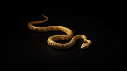 Obraz premium Golden Snake