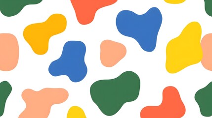 seamless background with colorful candy