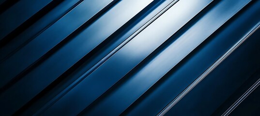 Obraz premium A vibrant blue background with an abstract arrangement gradient diagonal lines, creating a visually engaging backdrop