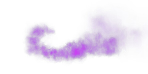 Bright Purple Smoke Cloud Illustration. Fantastic purple smoke. Magic smoke. Smog cloud on podium or stage. Fog vapor over ground or water surface, magic haze. Magic smoke, magic fog, purple steam PNG