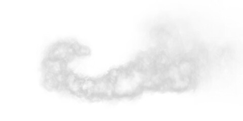 Bright Grey Smoke Cloud Illustration. Fantastic grey smoke. Magic smoke. Smog cloud on podium or stage. Fog vapor over ground or water surface, magic haze. Magic smoke, magic fog, grey steam. PNG.