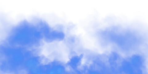 Bright Blue Smoke Cloud Illustration. Fantastic blue smoke. Magic smoke. Smog cloud on podium or stage. Fog vapor over ground or water surface, magic haze. Magic smoke, magic fog, blue steam. PNG.