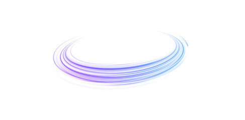 Horizontal speed lines connection vector background. Futuristic dynamic motion technology blue glowing lines air flow effect.  Racing cars dynamic flash effects city road with long exposure. 