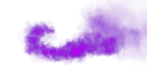 Fototapeta premium Bright Purple Smoke Cloud Illustration. Fantastic purple smoke. Magic smoke. Smog cloud on podium or stage. Fog vapor over ground or water surface, magic haze. Magic smoke, magic fog, purple steam. PN