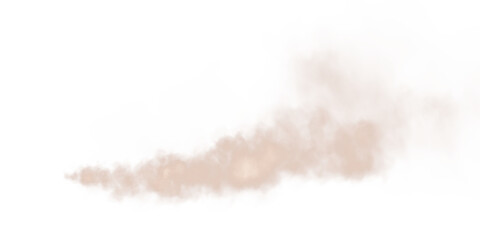 Bright chocolate brown Smoke Cloud. Fantastic chocolate brown smoke. Magic smoke. Smog cloud on podium or stage. Fog vapor over ground or water surface, magic haze. Chocolate brown shade Mocha Mousse.