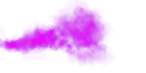 Bright Purple Smoke Cloud Illustration. Fantastic purple smoke. Magic smoke. Smog cloud on podium or stage. Fog vapor over ground or water surface, magic haze. Magic smoke, magic fog, purple steam. PN