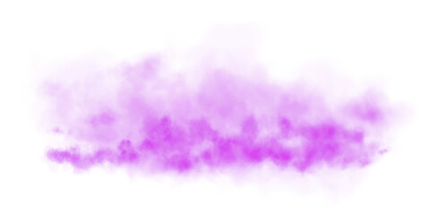 Bright Purple Smoke Cloud Illustration. Fantastic purple smoke. Magic smoke. Smog cloud on podium or stage. Fog vapor over ground or water surface, magic haze. Magic smoke, magic fog, purple steam. PN