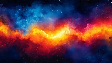 Fototapeta premium fire in space