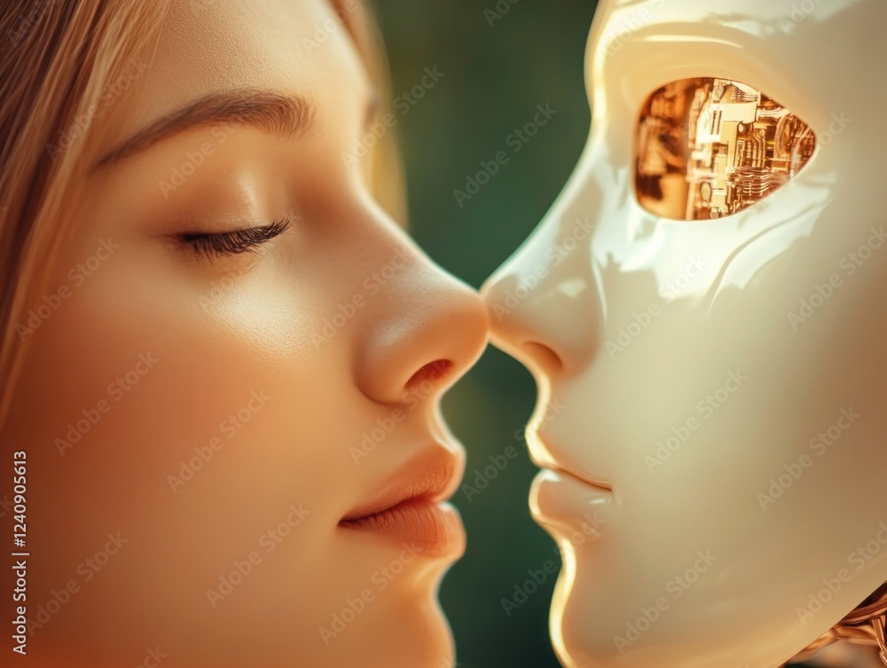 Poster explore the cutting-edge fusion of humanity and technology with ai-driven decentralized financial so