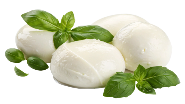 mozzarella cheese and basil