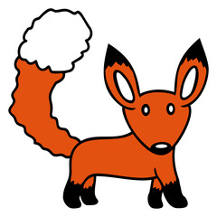 Red Fox Forest Animal Cunning Smart Cute Wild Dog Design Lover Art Vector Illustration Card T-Shirt Poster Sticker Graphic Print Decorative Drawing Isolated Logo Decoration Symbol Creative Cool Style
