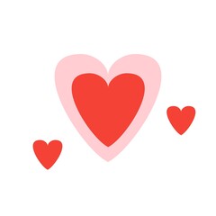  Love icon isolated on white background