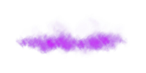 Bright Purple Smoke Cloud Illustration. Fantastic purple smoke. Magic smoke. Smog cloud on podium or stage. Fog vapor over ground or water surface, magic haze. Magic smoke, magic fog, purple steam. PN